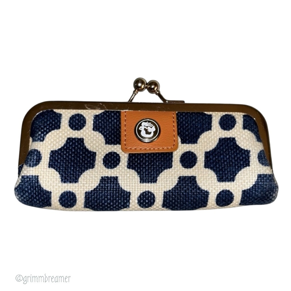 Spartina 449 Leather Linen Coin Purse 👛